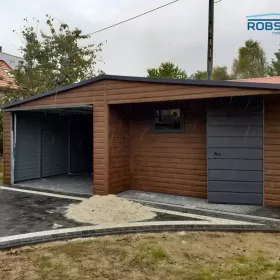 Garaż drewnopodobny 7x5m - montaż GRATIS! #81