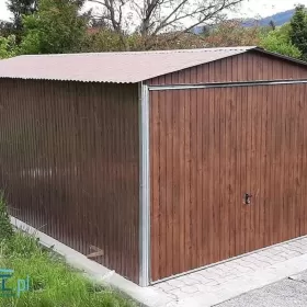 Garaż 3x6 drewnopodobny-montaż GRATIS!