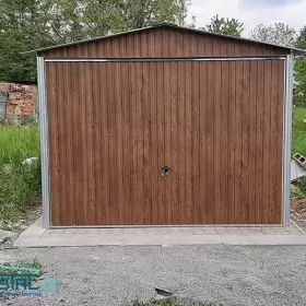 Garaż 3x6 drewnopodobny-montaż GRATIS!