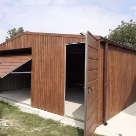 Garaż 3x6 drewnopodobny-montaż GRATIS!