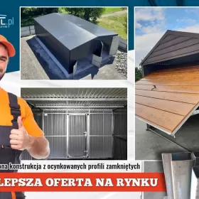 Hale Magazyny Garaże z wzmocnioną konstrukcja PROFIL OCYNK 40X60