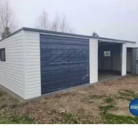 Garaż 9 x 6 -3 stanowiskowy   PROFIL ZAMKNIĘTY 40x60