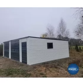 Garaż 9 x 6 -3 stanowiskowy   PROFIL ZAMKNIĘTY 40x60