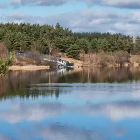 Sprzedam działkę budowlaną Wrocław Własna linia brzegowa plaża las PRYWATNE JEZIORO Krępnica Bolesławice
