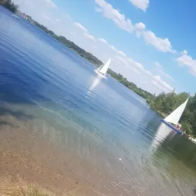 Sprzedam działkę budowlaną Wrocław Własna linia brzegowa plaża las PRYWATNE JEZIORO Krępnica Bolesławice