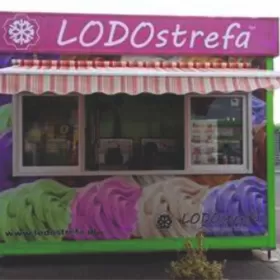 Pawilon, kontener lodziarnia- gotowy biznes