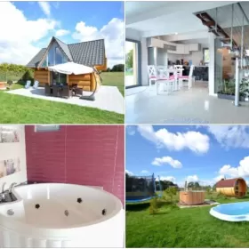 Ciesz Się Wiosną Na Mazurach- Dom z Jacuzzi, Sauną i Basenem Na Mazurach