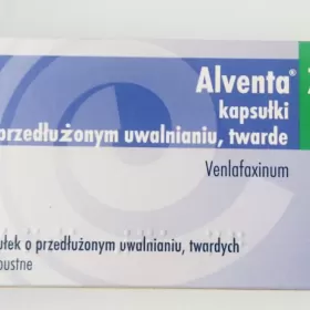 Alventa (venlafaxinum) 75 mg kapsułki o przedłużonym uwalnianiu